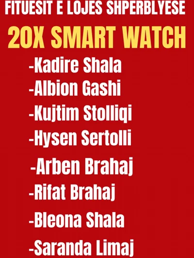 Fituesit e lojës shpërblyese me orë smart