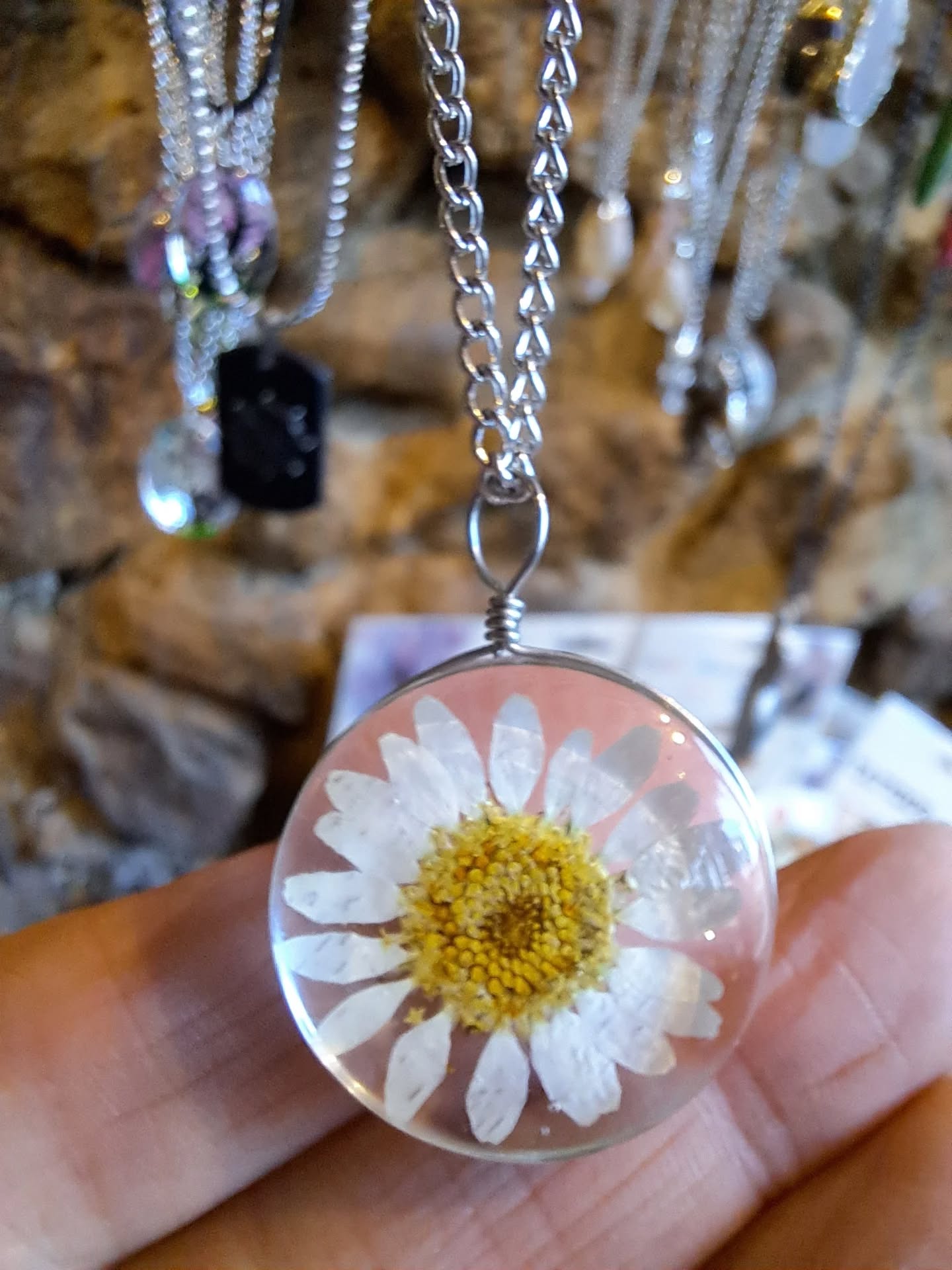 Varëse xhami jeshile në formë lule – Pandora 💫 (2)