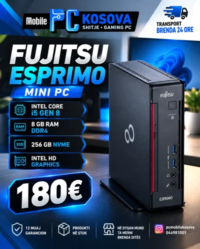 Mini PC Fujitsu Esprimo Intel Core i5 8GB
