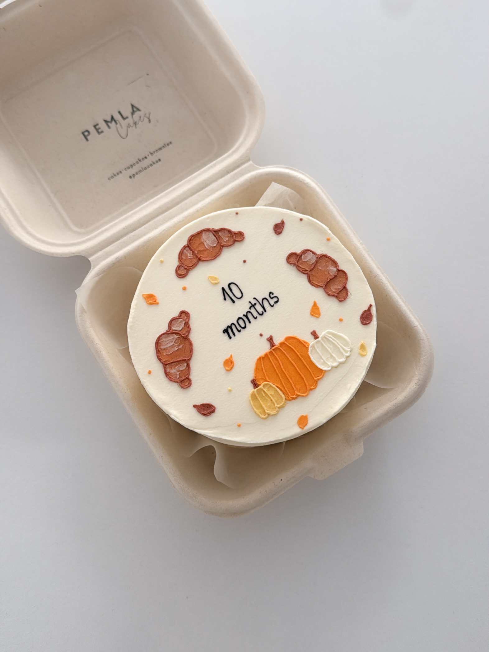 Bento tortë me motive vjeshte – Pemla Cakes | Cookies | Cupcakes