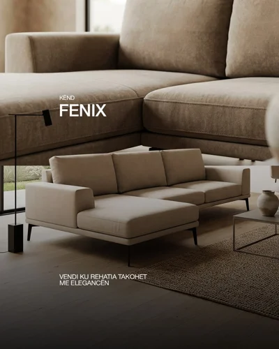 Kënd ulës Fenix bezhë