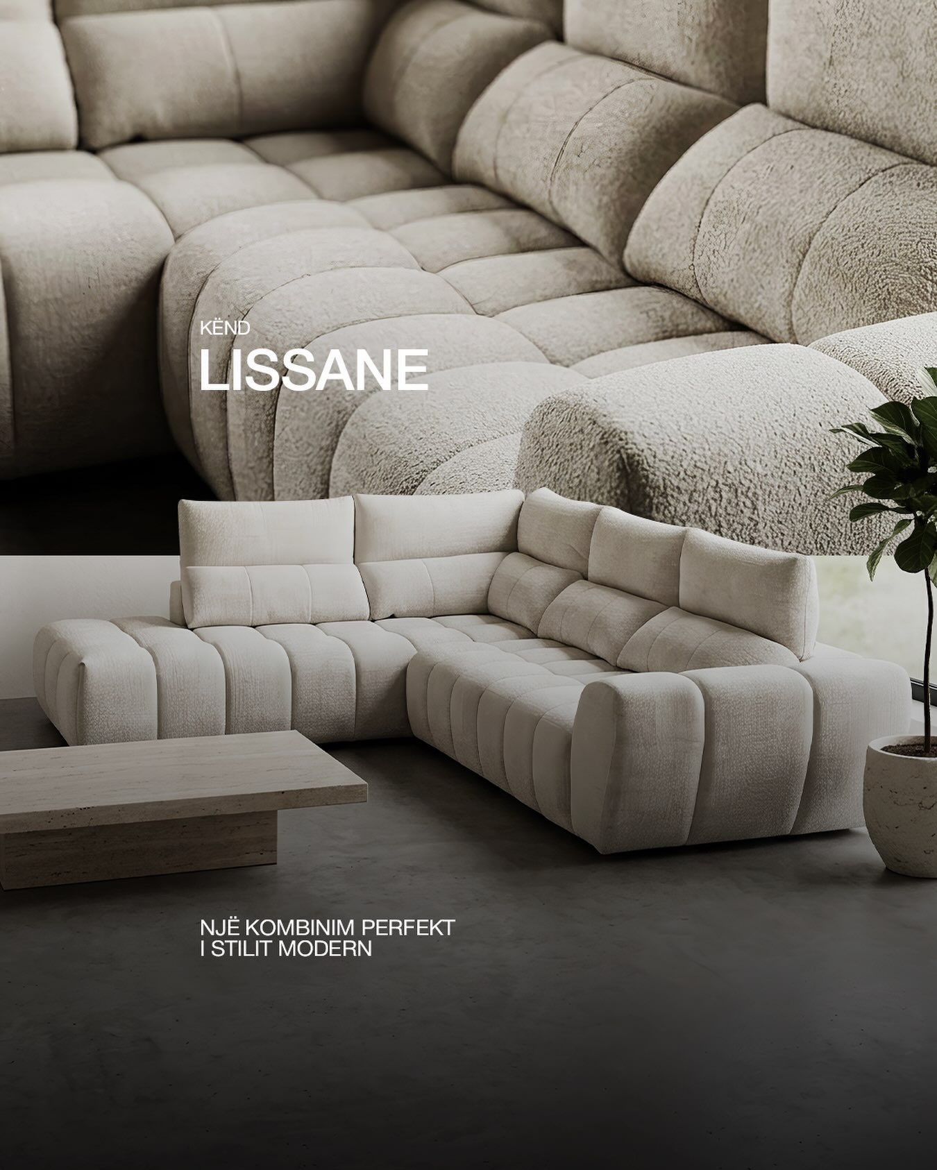 Kënd ulës Lissane i bardhë – Pierre Cardin Home Kosova