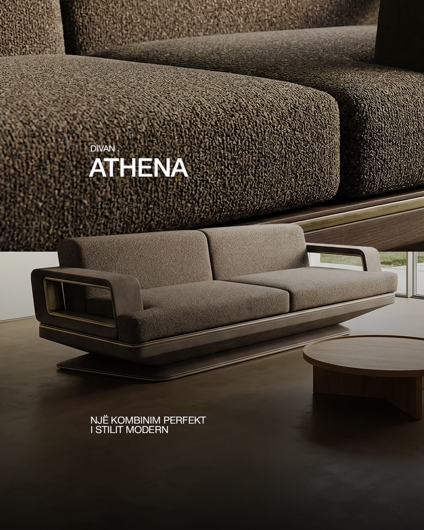 Divan Athena me dizajn modern – Pierre Cardin Home Kosova