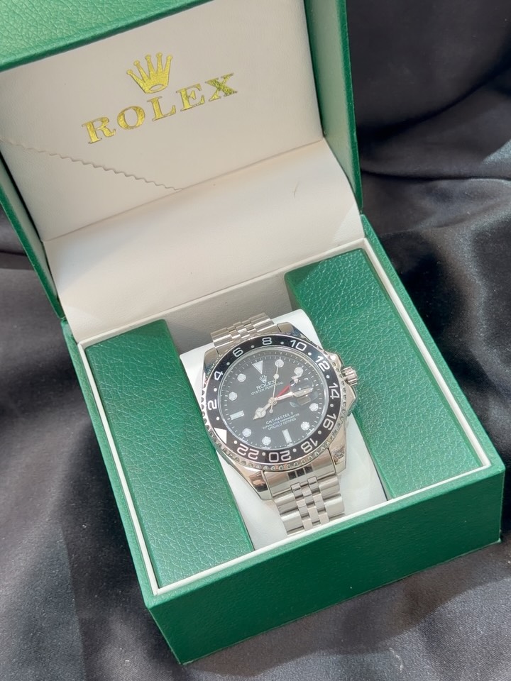 Orë dore për meshkuj me dizajn Rolex në kuti – Porosit Online A&B
