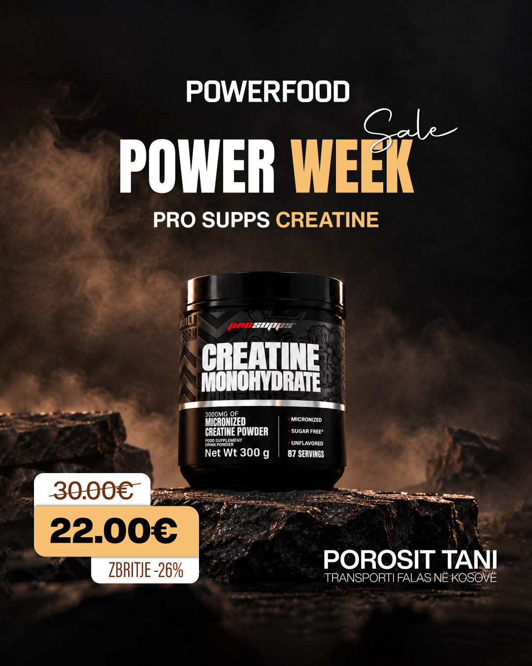 Proteinë Pro Supps Whey 2.2 kg – Powerfood (2)