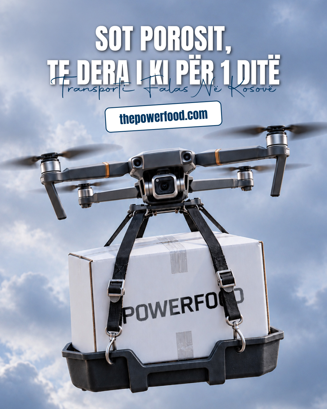 Dërgesë suplementesh brenda një dite – Powerfood