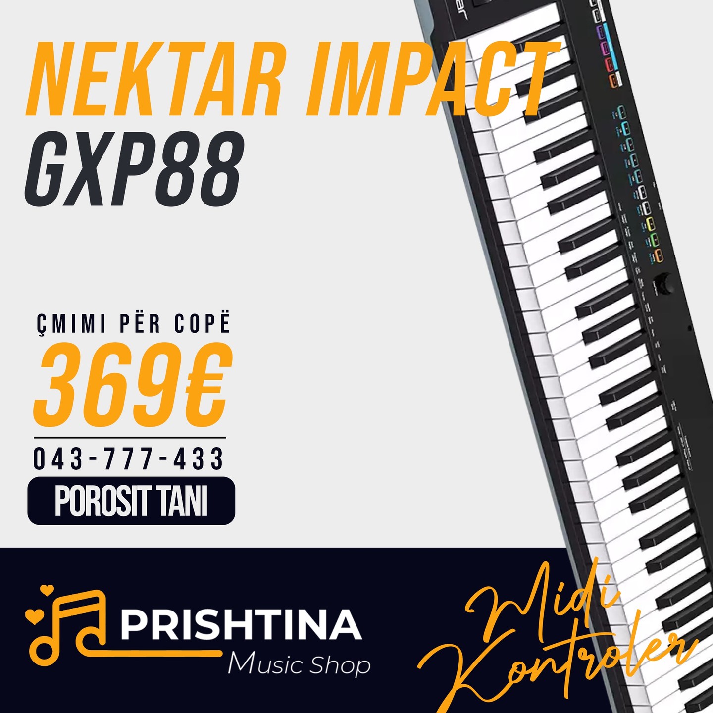 Kontroller MIDI Nektar Impact GXP88 me 88 tasta – Prishtina Music Shop