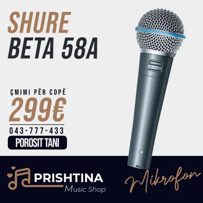 Mikrofon dinamik Shure Beta 58A