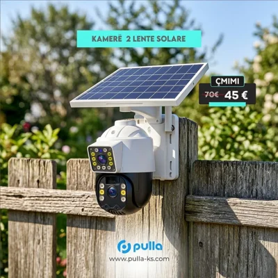 Kamerë Sigurie Solare PTZ me 2 Lente – 8M