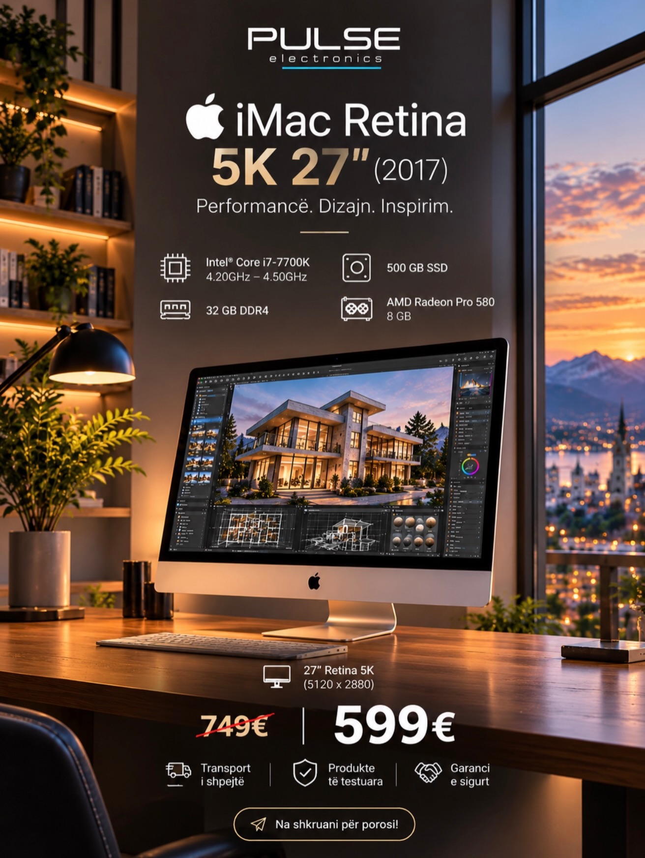 iMac Retina 5K 27 inç 2017 Core i7 – PULSE electronics