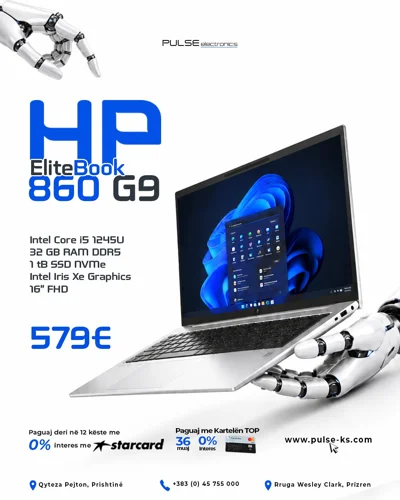 Laptop HP EliteBook 860 G9 i5 32GB RAM