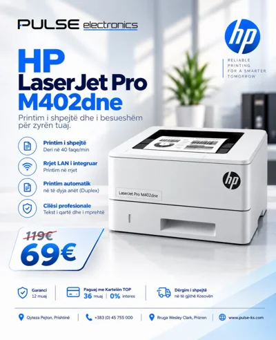 Printer HP LaserJet Pro M402dne