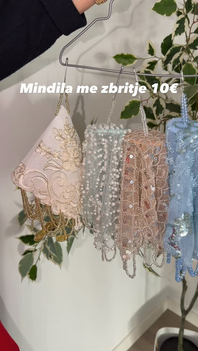 Mindila të qëndisura për nuse në ngjyra – Mindila me porosi(pun dore)