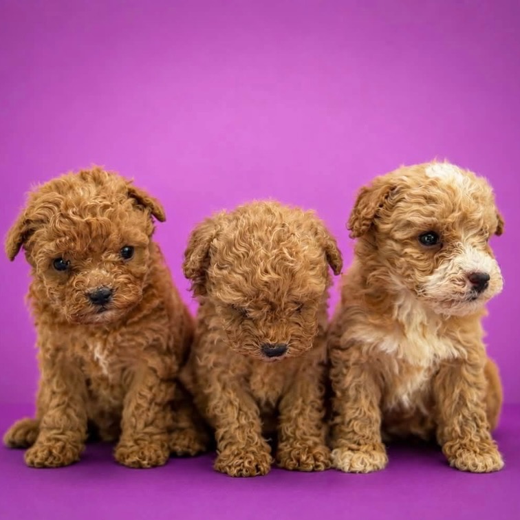 Këlyshë Toy Poodle ngjyrë kafe – Pupi Pet Store 🐶🐾