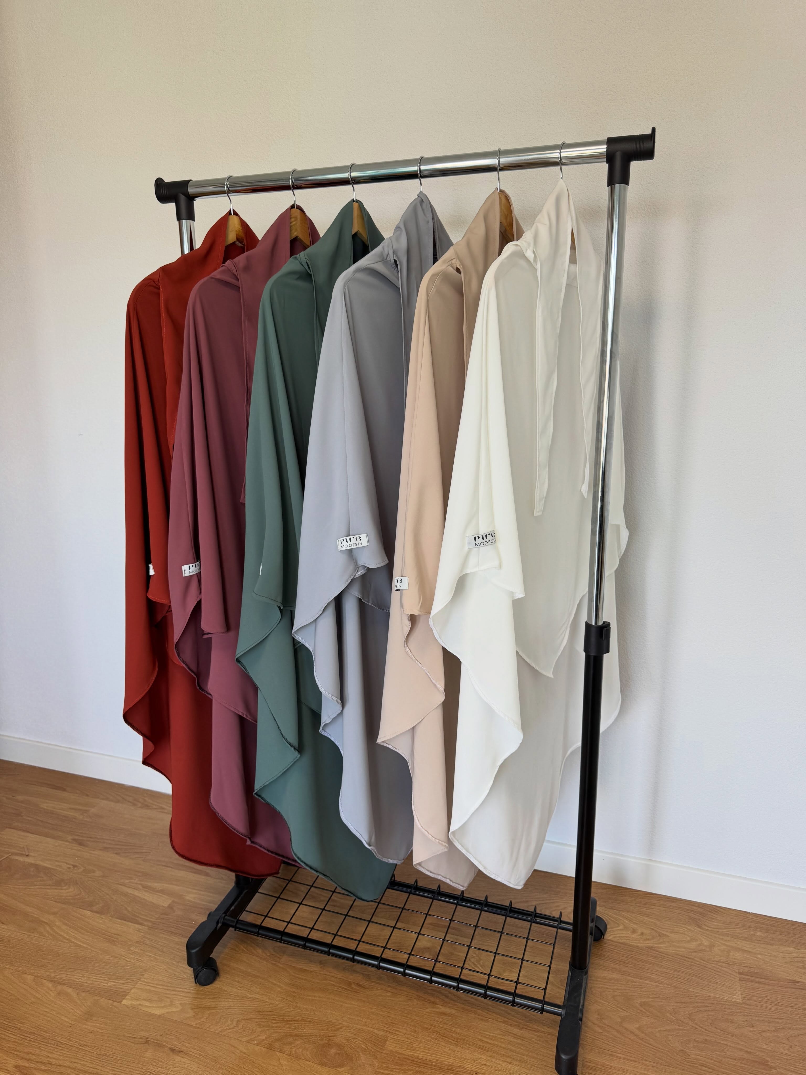 Abaya me mëngë të mbledhura në katër ngjyra – PURE MODESTY (4)