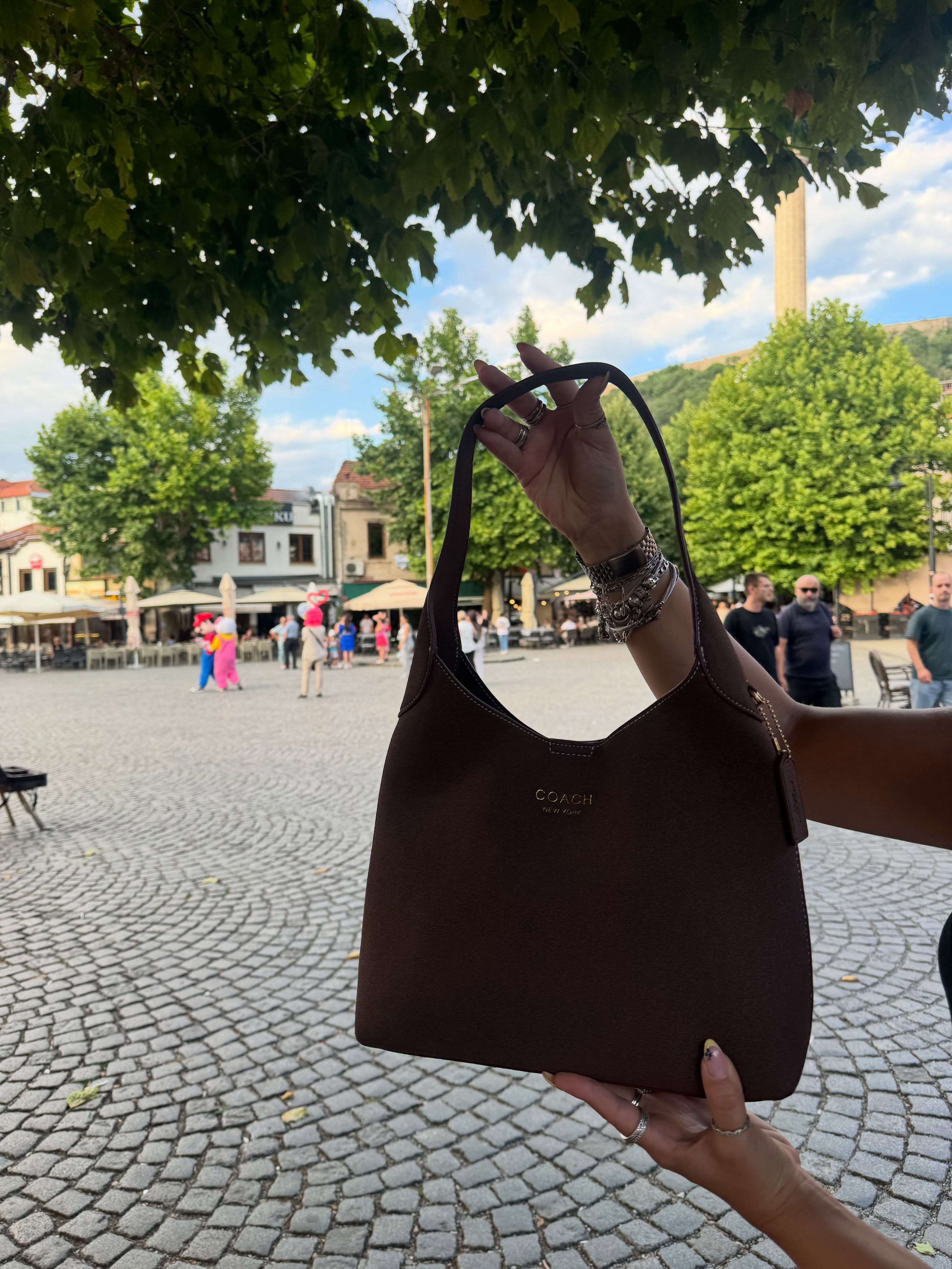 Çantë Coach kafe për femra – Refan Parfumerie (3)