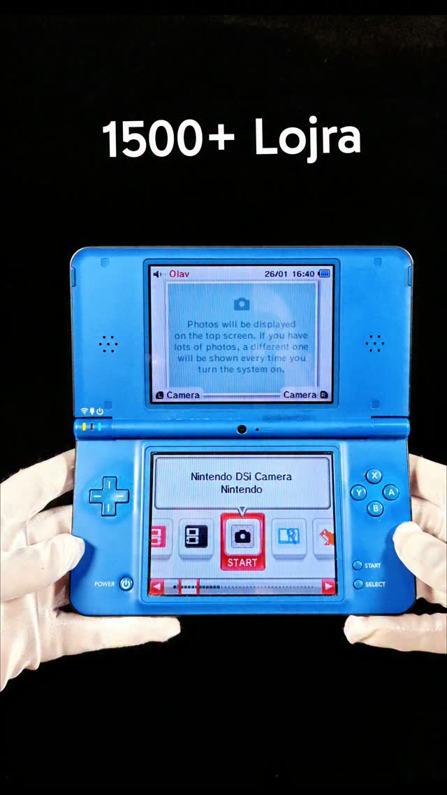 Nintendo DSi XL me 1500+ lojra nga të cilat 500+ janë të – Retro Kosova