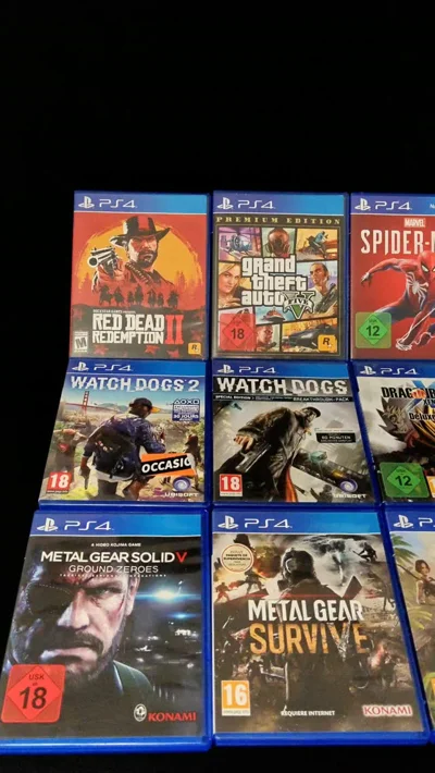 Lojra CD të ndryshme për PlayStation 4