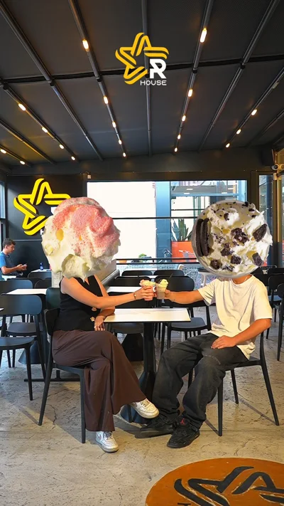Milkshake në restorant