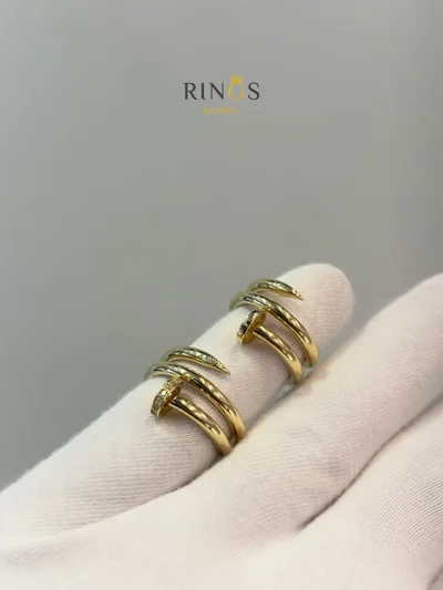 Unaza ari model Cartier gozhdë