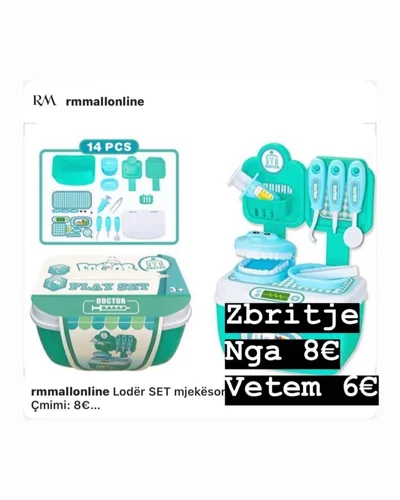 Set lodër mjekësore për fëmijë 14 pjesë