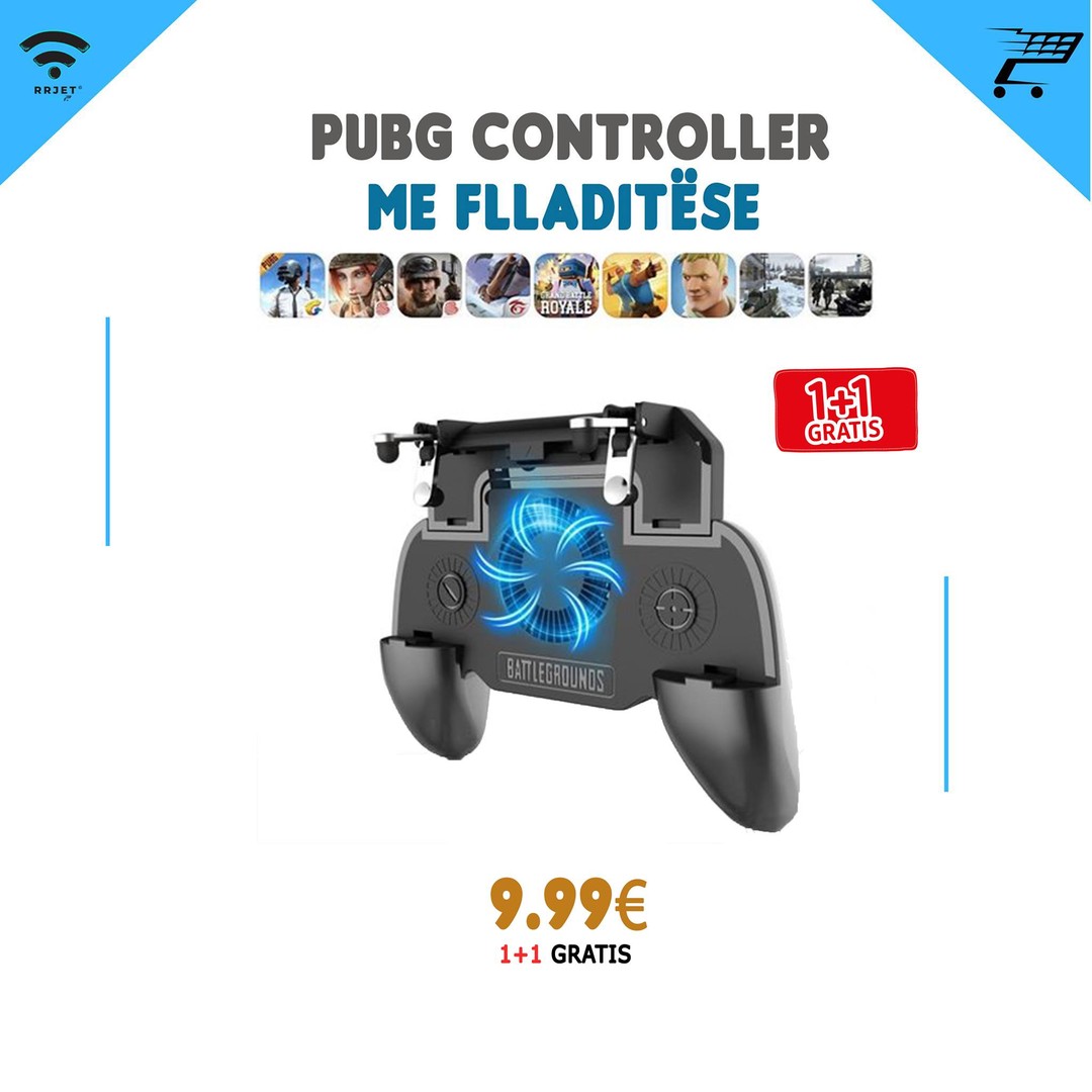 Kontroller PUBG për telefon me ftohës – RRJET SHOP ©