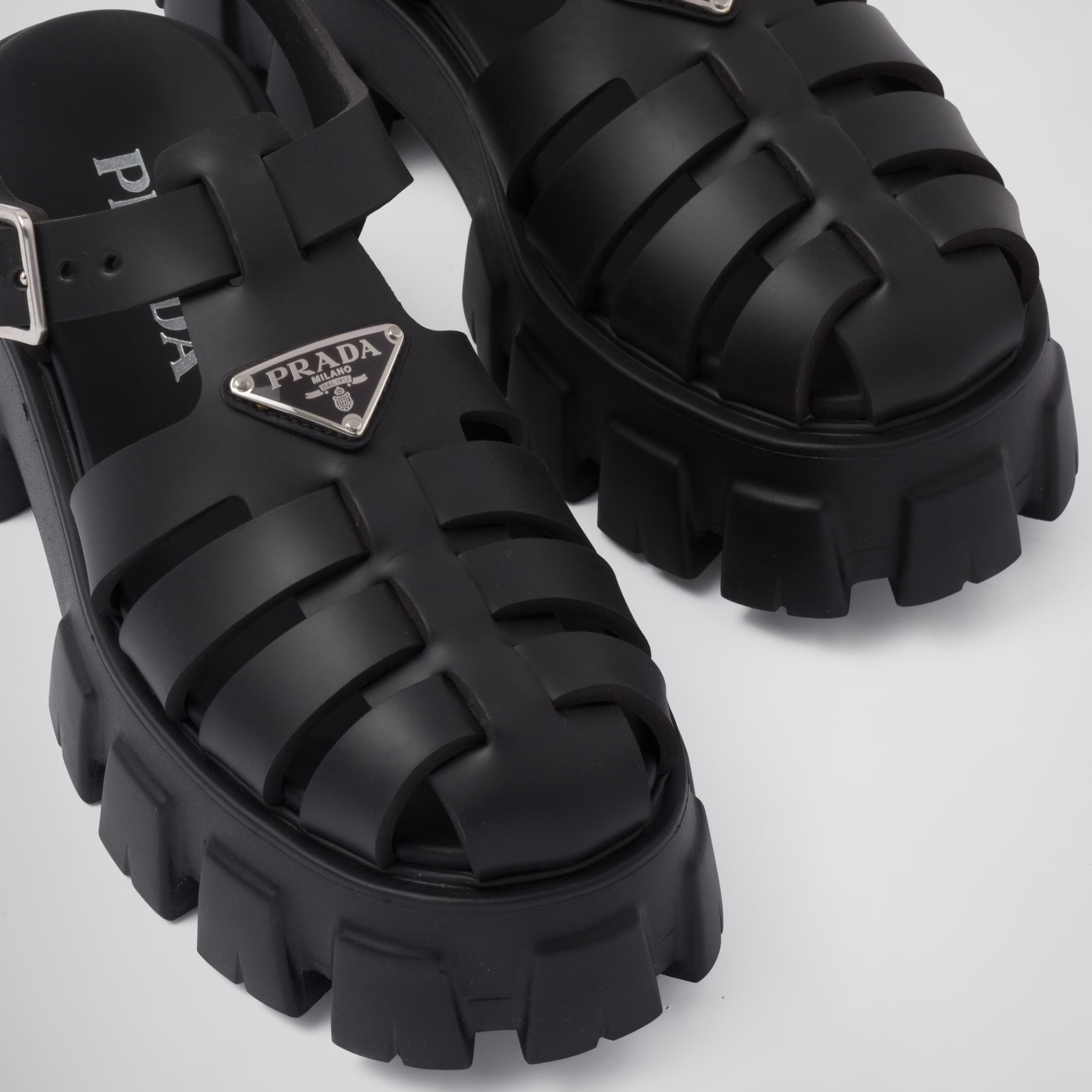 Sandale gome Prada Monolith – runway boutique (3)