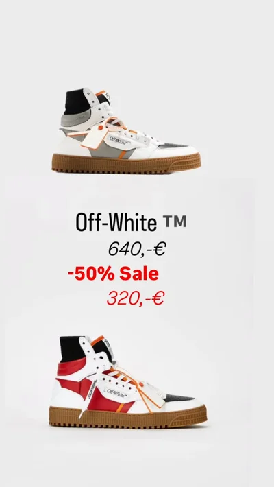 Atlete të larta Off-White