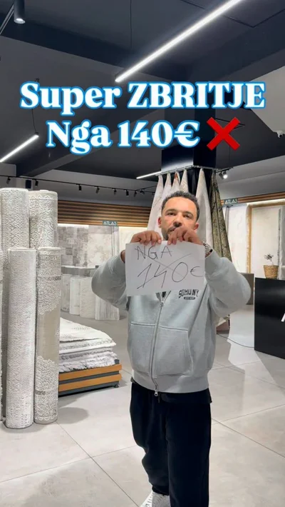 Dy tepiha modernë për sallon në ofertë