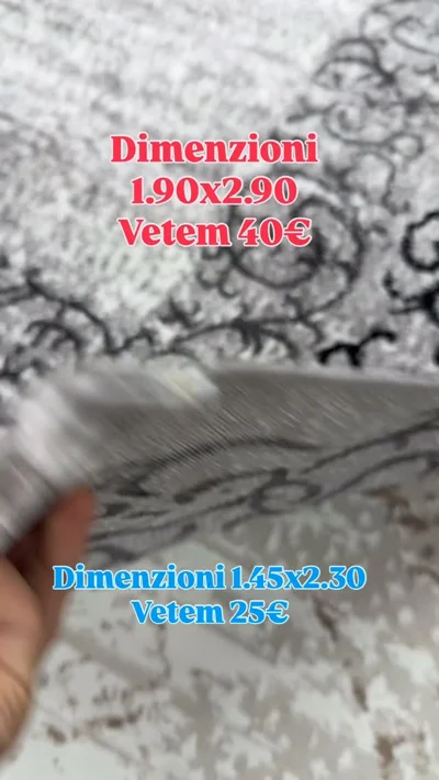Tepih gri me motive klasike 145x230