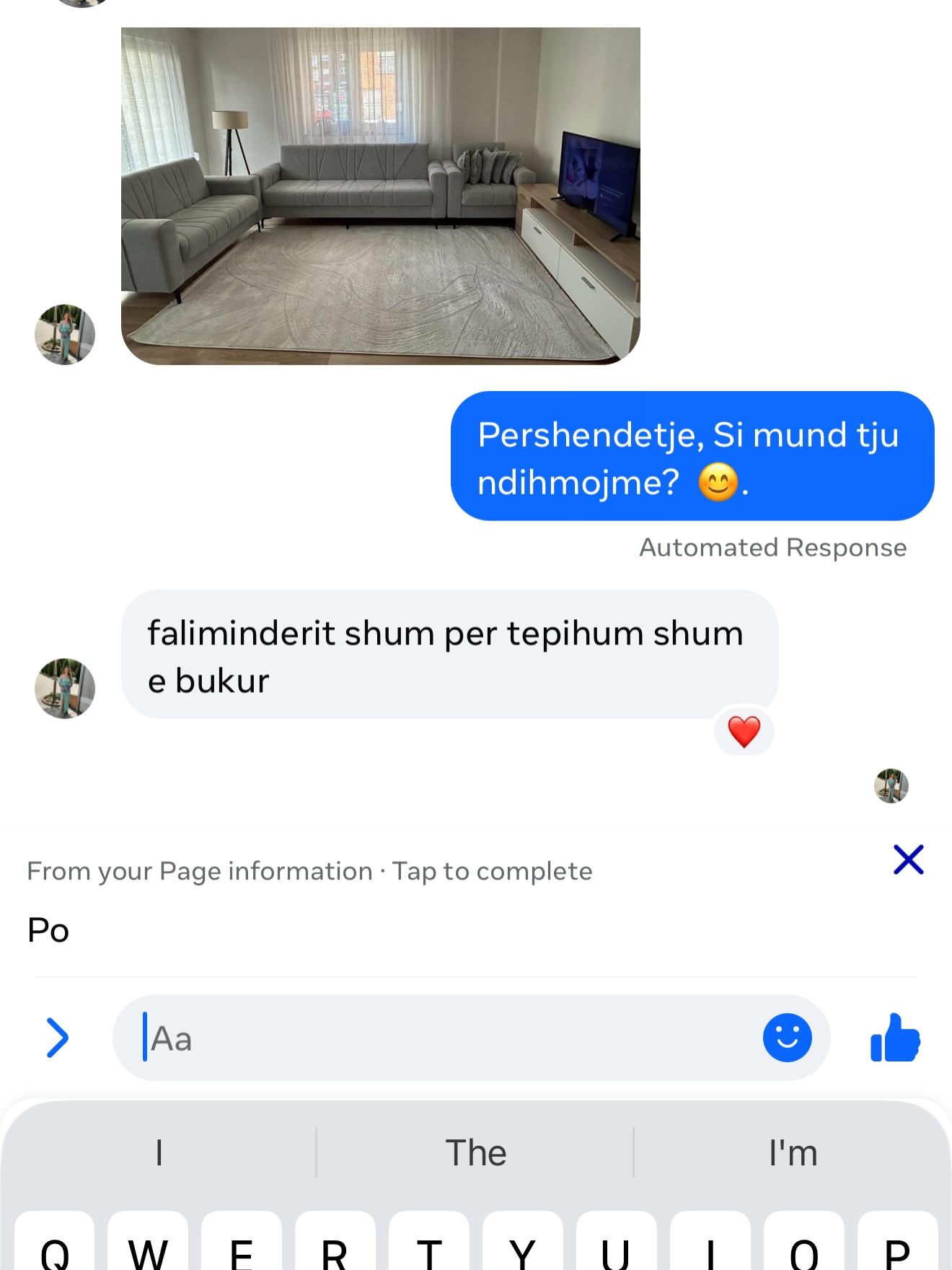 Tepih gri modern për sallon – Tepiha HadiHome