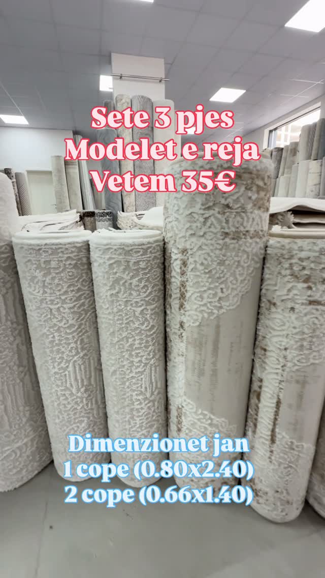 Set tepihash 3 pjesë për dhomë gjumi – Tepiha HadiHome