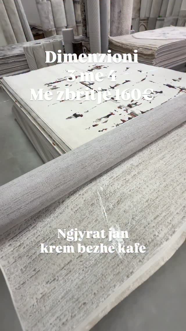 Tepih krem modern 3x4 metra – Tepiha HadiHome