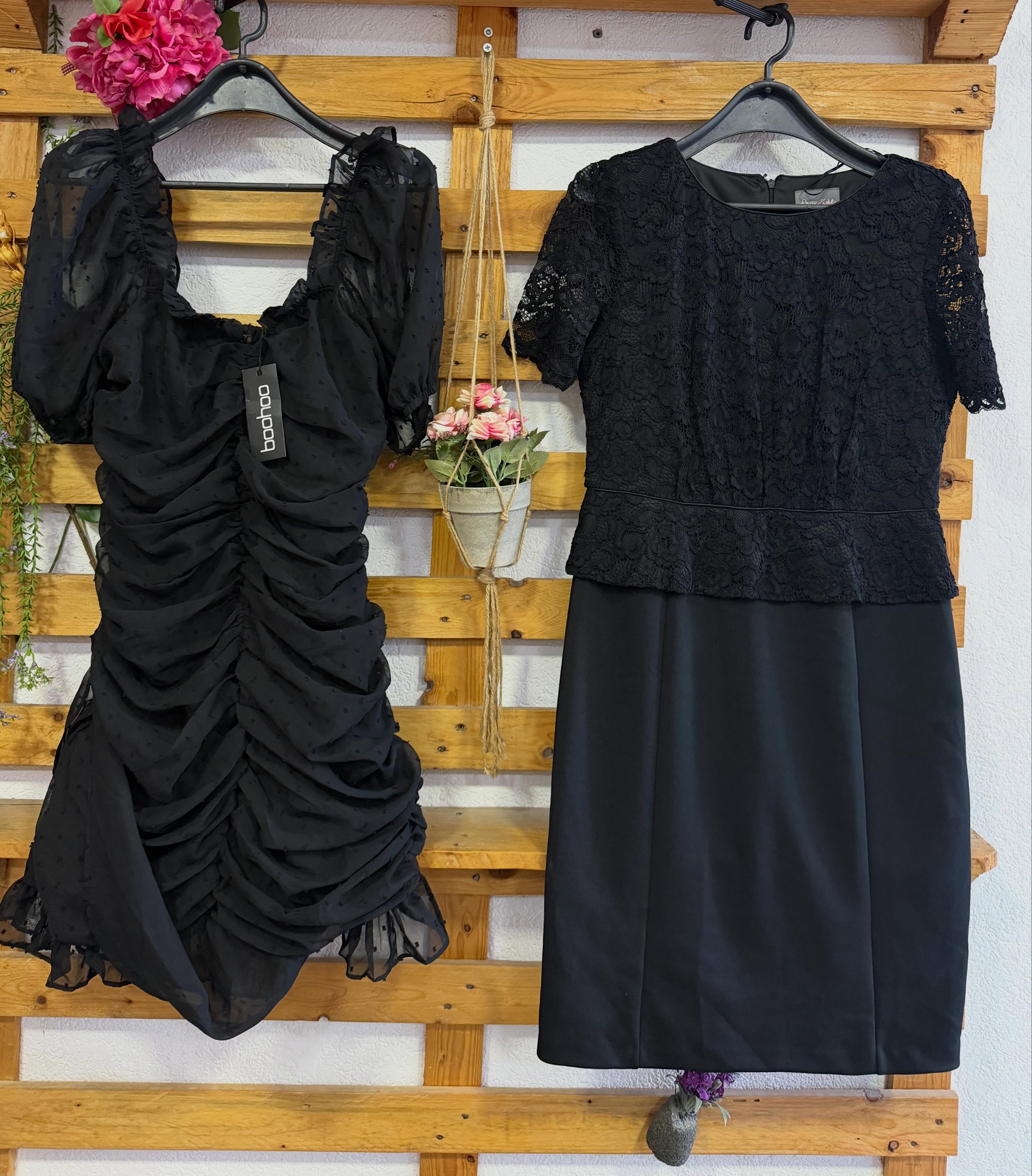 Fustan blu dhe fustan i gjatë me lule – Second Store | Mitrovicë (2)