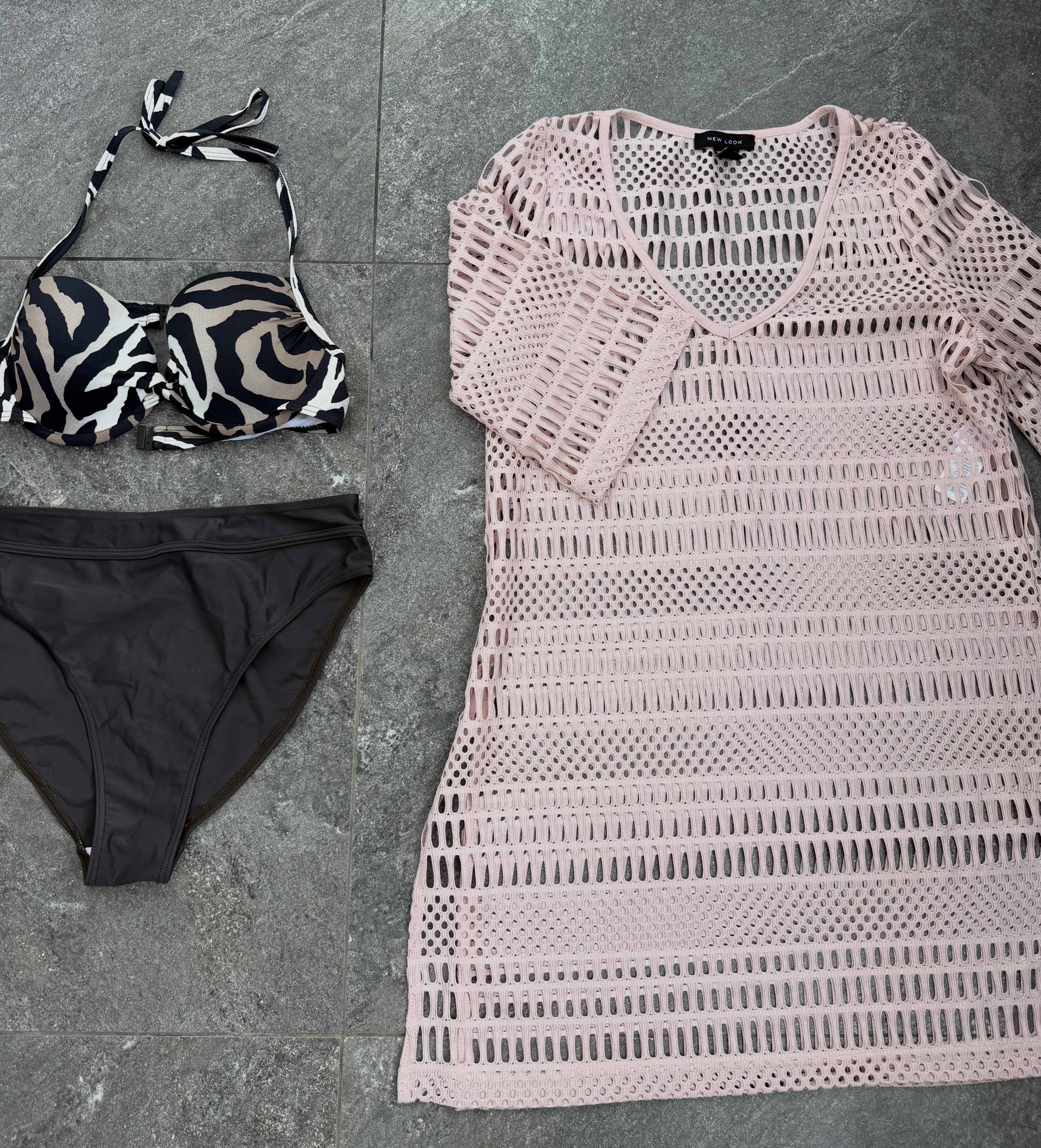Bikini dhe tunikë e bardhë plazhi – Second Store | Mitrovicë (2)