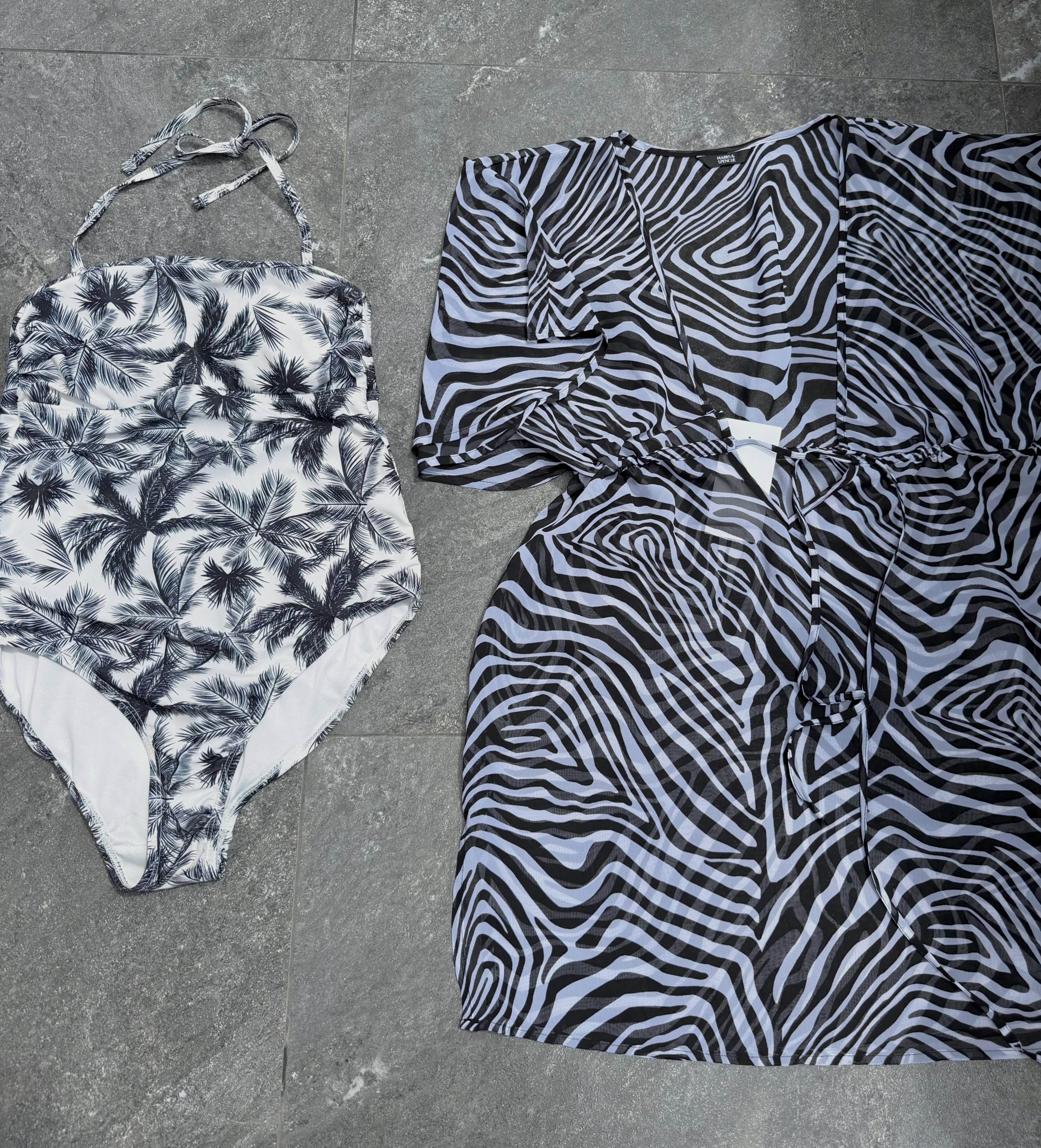 Bikini dhe tunikë e bardhë plazhi – Second Store | Mitrovicë (4)