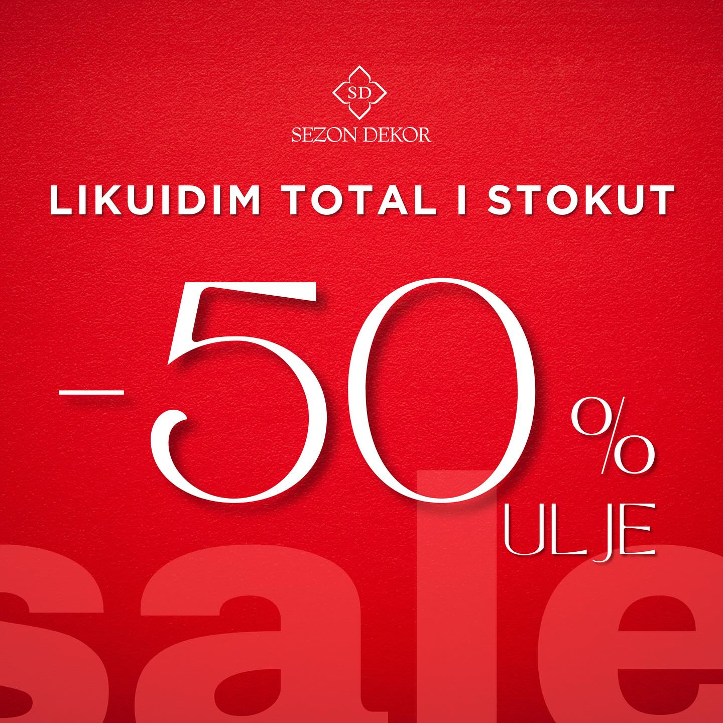 Likuidim total i stokut të dekorit – Sezon Dekor Kosova🍀