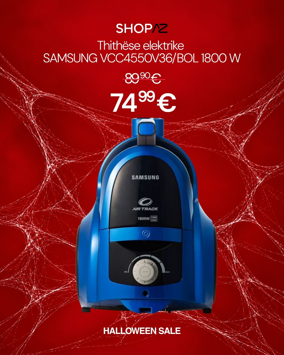 Fshesë elektrike Samsung 1800W me qese – shopAZ