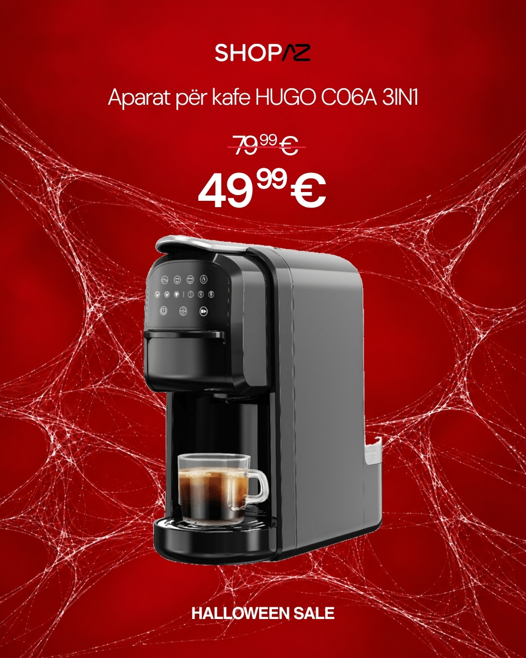 Aparat për kafe Hugo 3 në 1 – shopAZ