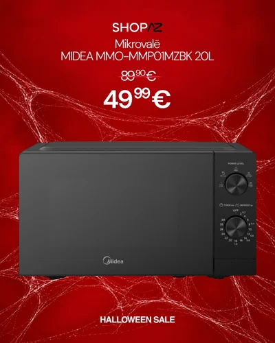 Mikrovalë Midea 20L e zezë