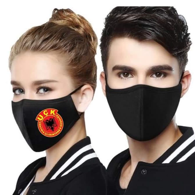 Maska pëlhure me logo sipas porosisë – shop Kosovo online