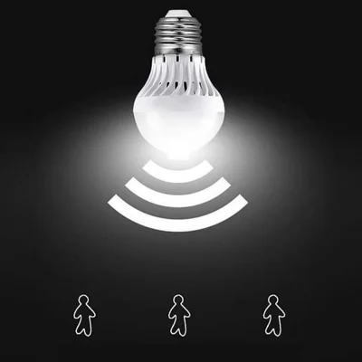 Llambë LED 9W me sensor lëvizjeje