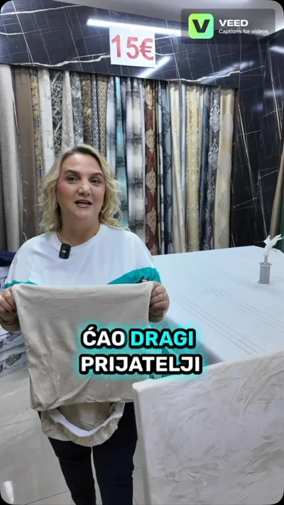 Batanije e butë gri për shtrat