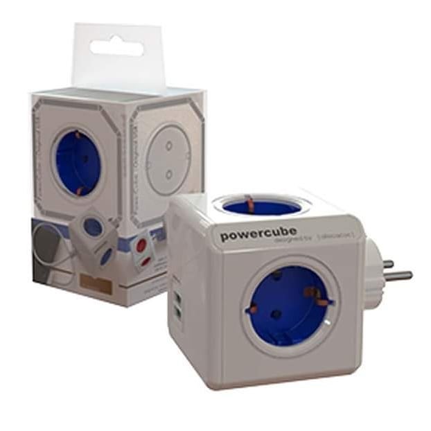 Zgjatues PowerCube Original Duo USB me 4 priza – Smart Home Kosova