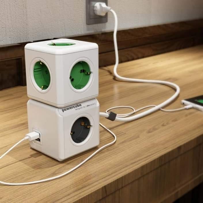 Zgjatues PowerCube Original Duo USB me 4 priza – Smart Home Kosova (2)