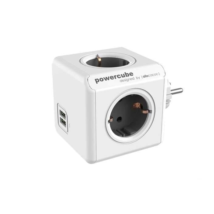 Zgjatues PowerCube Original Duo USB me 4 priza – Smart Home Kosova (3)