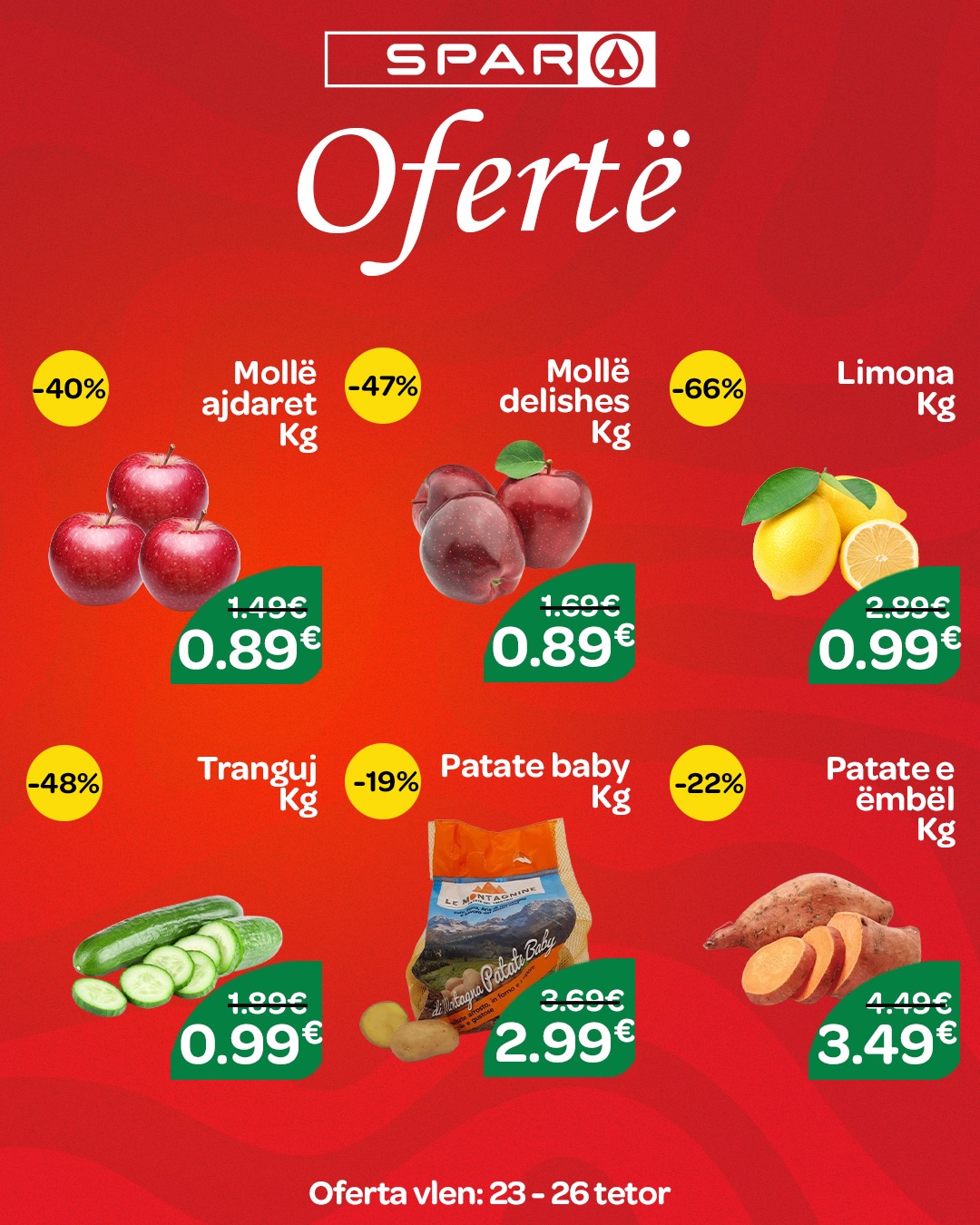 Fruta dhe perime të freskëta – SPAR Kosova