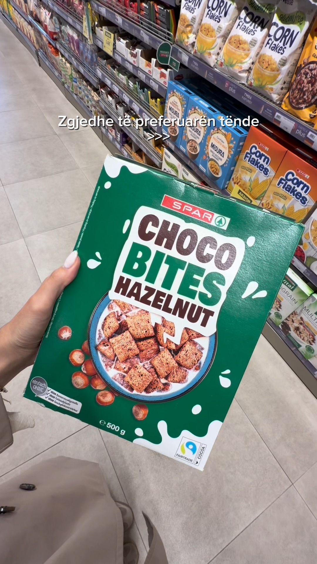 Drithëra mëngjesi SPAR Choco Bites me lajthi – SPAR Kosova