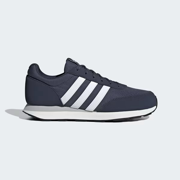Atlete Adidas blu të errëta me vija të bardha – Sport Store Prishtina