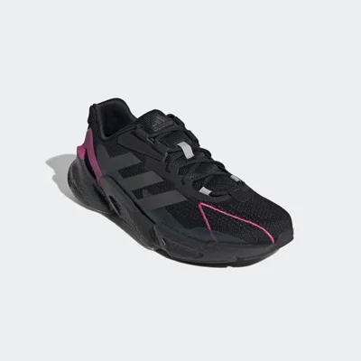 Atlete Adidas të zeza me detaje rozë